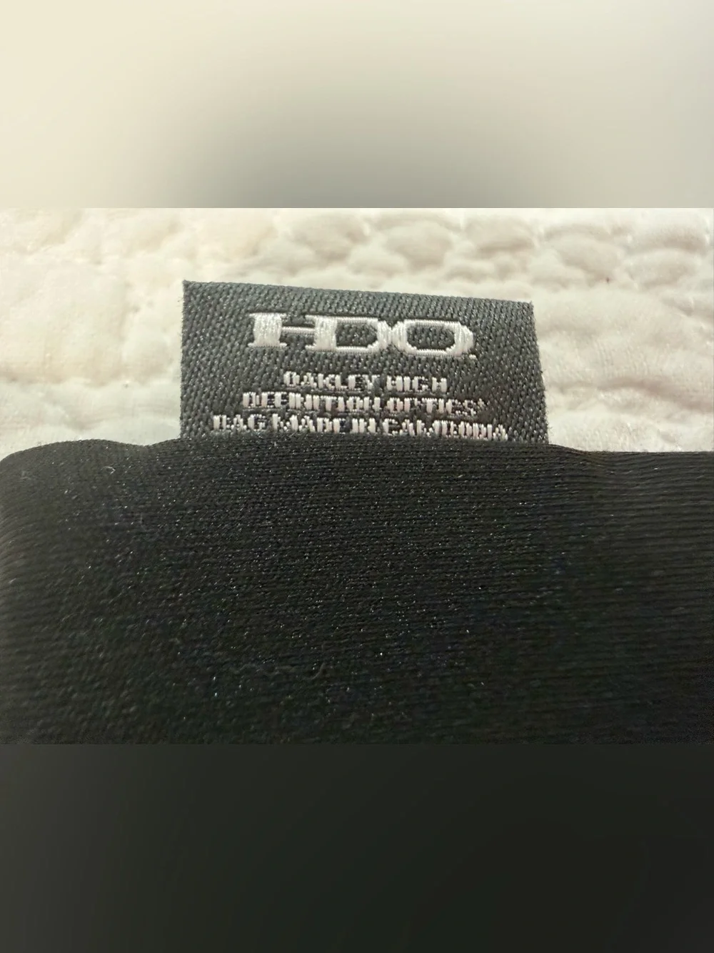 New Oakley Black Soft Drawstring Sunglass Protector/Pouch